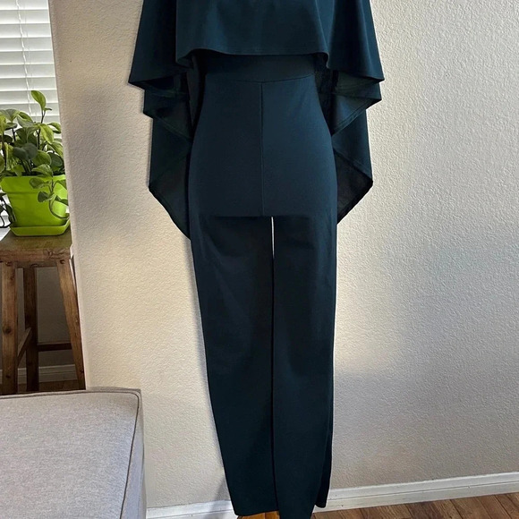 Forever 21 Green Cape Jumpsuit - Picture 4 of 7
